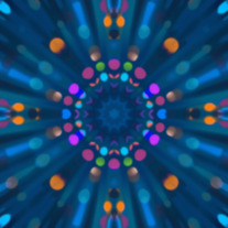 Glowing Abstract Composition