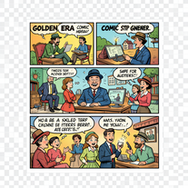 golden era comic strip gener