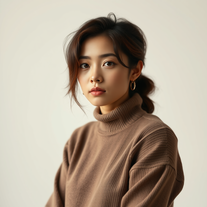 “Golden Focus” – Cinematic Portrait of Stillness and Sound