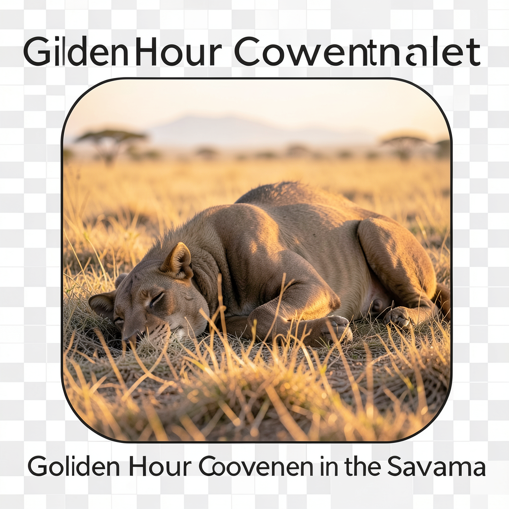 Golden Hour Covenant in the Savanna