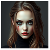Gothic girl icon