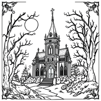 Gothic&Horror coloring pages