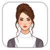 hairstyling designer AI icon