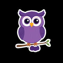 Owl sticker