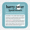 harry potter spell name gener icon