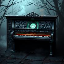 Haunted magic piano