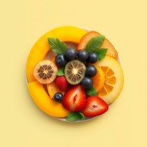 Healthy And Delicious Mixed Fruits In various combinations that are good for health