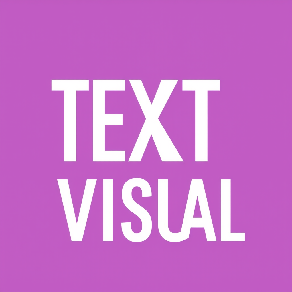 text to visual representation