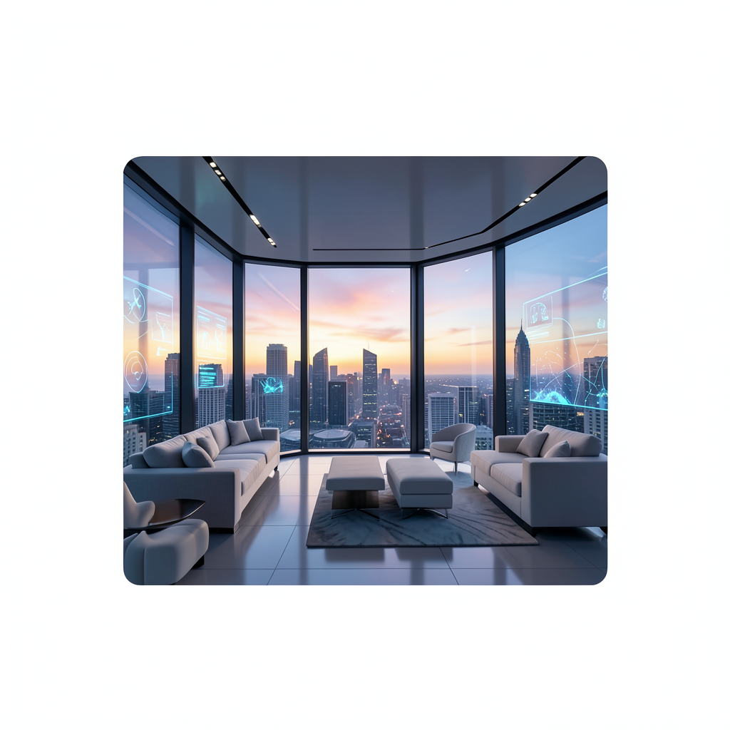 High-Tech Cyber Penthouse