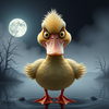 Horrifying silly ducks icon