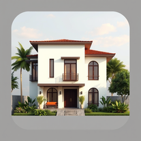 house with typical Brazilian architecture