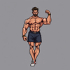 Human Bodybuilder Maker AI icon