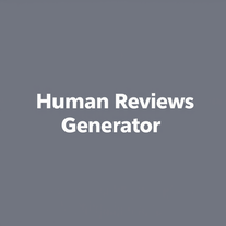 Human Reviews Generator