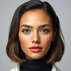 Precision Hyper-Realistic Facial Analysis Infographic icon