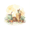 Idyllic Watercolor Aesthetics