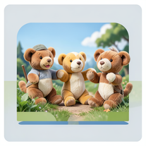 Image Generator About Realistic and Stuffed Person (One or More) Doing Custom Actions
