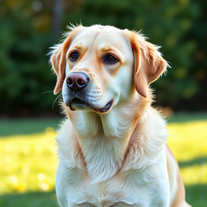 Image Generator Golden retriever mixed with a lab