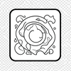 Image to colouring reyalastic icon
