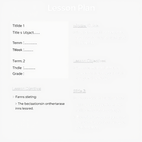 Impact Model Lesson Plans