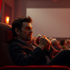 in cinema room icon