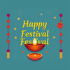 Indian festival banner generate icon