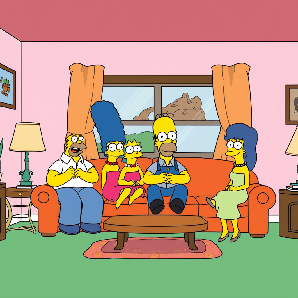 Inside The Simpsons Living Room