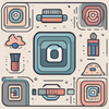 Instagram and you tube assistant icon