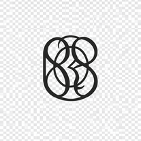 Interlocked letters monogram