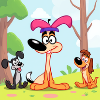 Ecco Pippo! Titolo originale: Goof Troop Serie TV 1992–1993  similar  cartoon style image