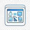 Online tech store icon