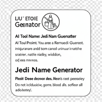 Jedi Name Generator