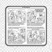 jesus god coloring book idea gener