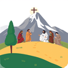 Jesús sermón del monte icon