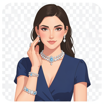 Jewelry female models