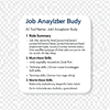 Job Analyzer Budy icon