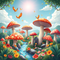 Joyful, Surreal Mushroom World icon