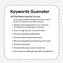 Keywords Generator