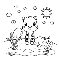 Kids Coloring Books Images Generator