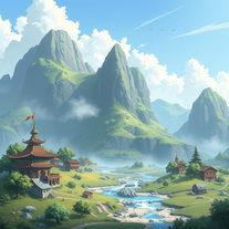 landscape,battlescape,scene generator