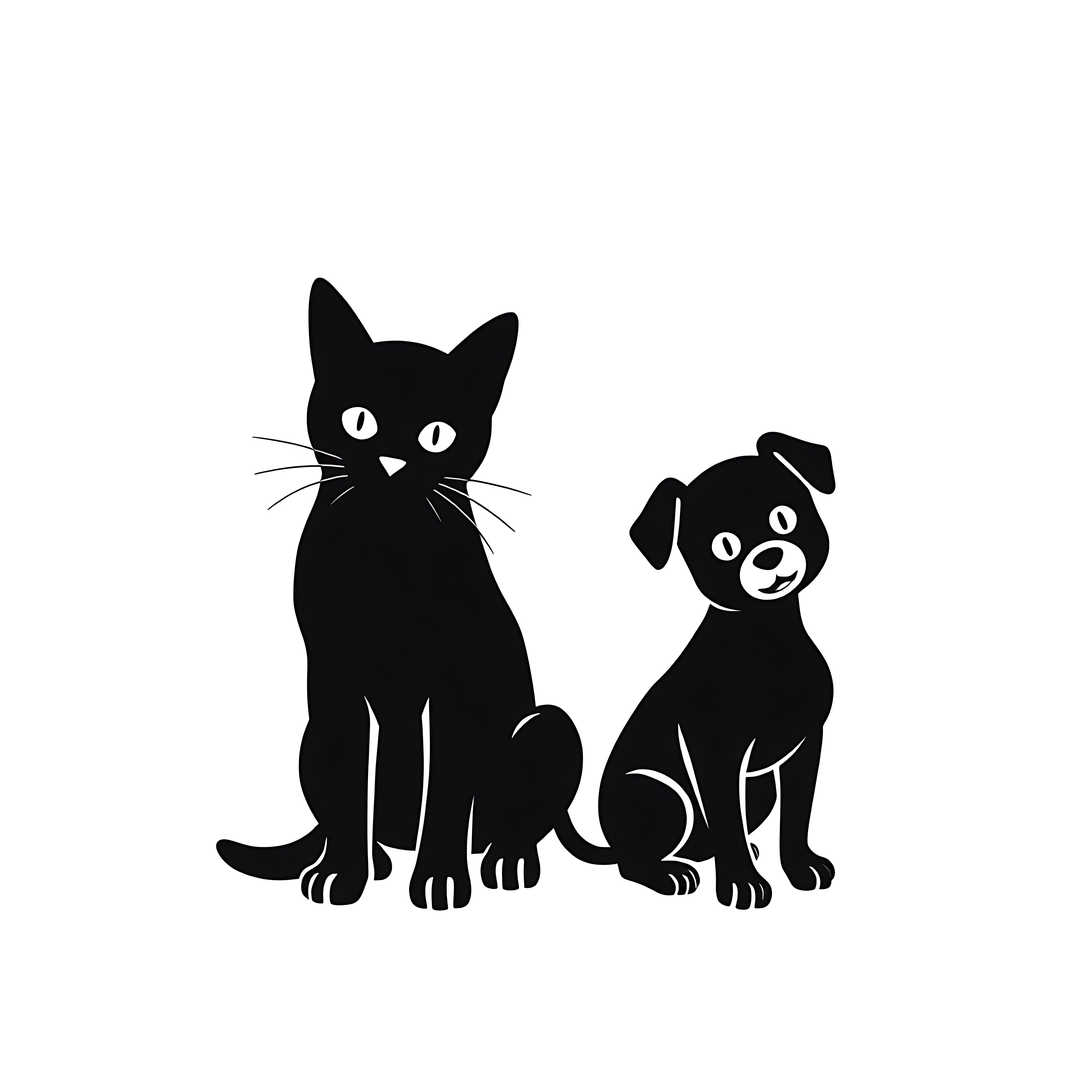 Detailed Laser Cutting Black Stencil Silhouette Isolated On White