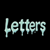 letters are melting icon