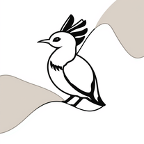 Vector outline black and white