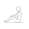 line drawing icon