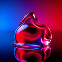Liquid Chrome Image Style Generator