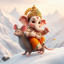 Lord Ganesha traditional mouse