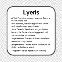 Lyrics