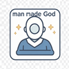 man made God icon