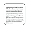 manufacturing and design lyrics machine