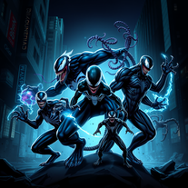 Marvel  symbiote family