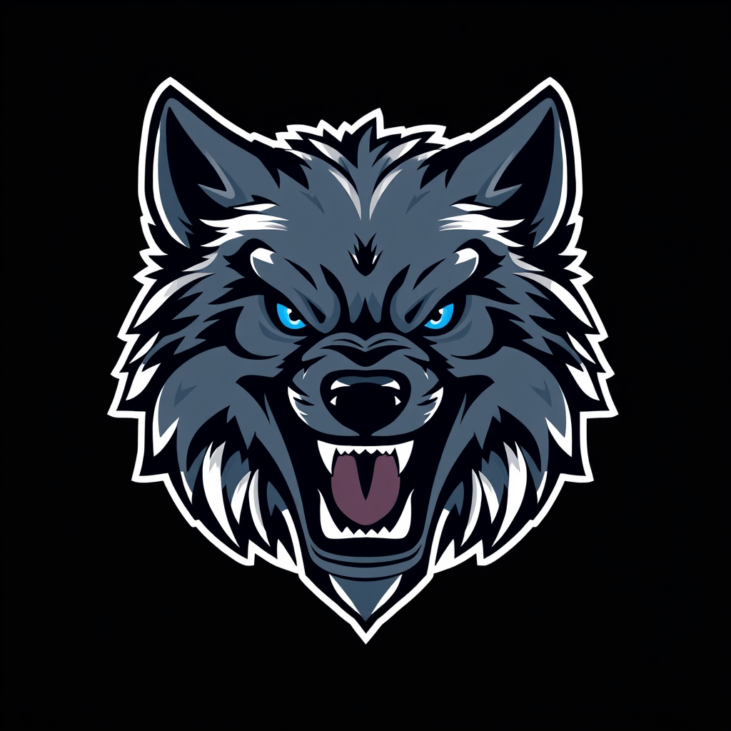 Mascot wolf